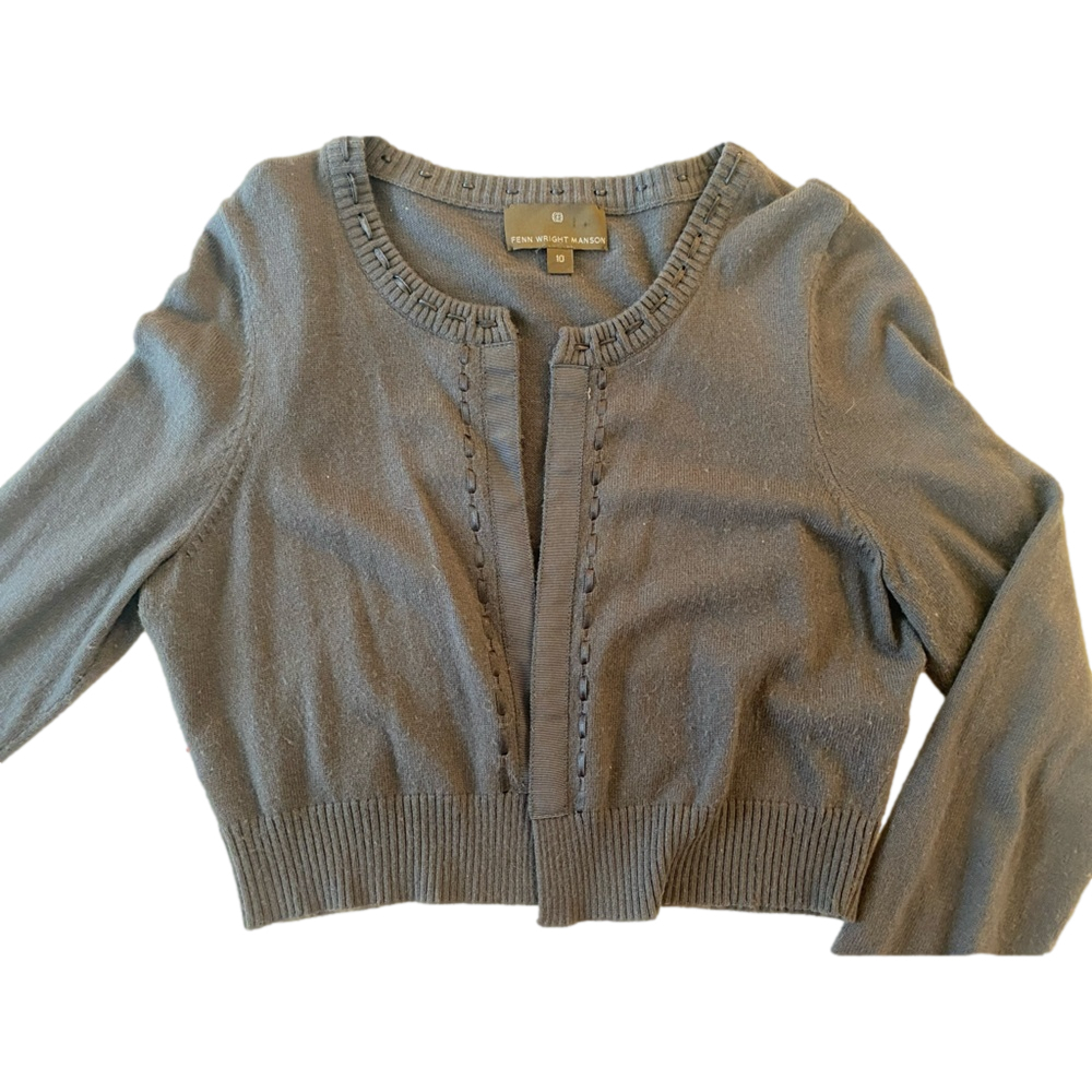 Fenn Wright Manson Cardigan with Silk, Cashmere, Polymide, and viscose Sz 10Y